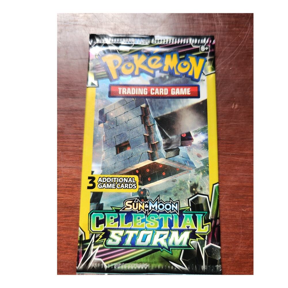 Pokémon SM Celestial Storm Mini Booster Pack Registeel New Sealed
